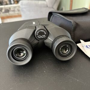 Occer 12x25 Compact Low Light Vision Binoculars - Black